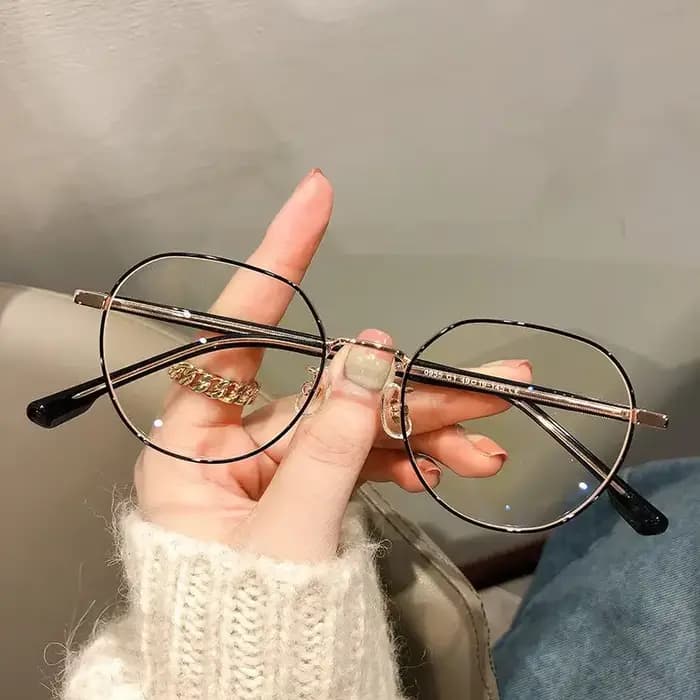 Lunettes de myopie de luxe classiques Vintage Anti-lumière bleue lunettes femmes hommes moins dioptr