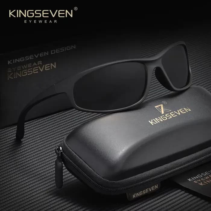 KINGSEVEN Lunettes de soleil classiques pour sports de plein air, hommes et femmes, polarisées UV400