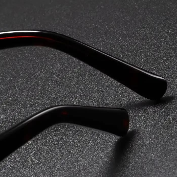Marque de luxe concepteur épais acétate cadre surdimensionné pour hommes femmes à la mode optique-lu