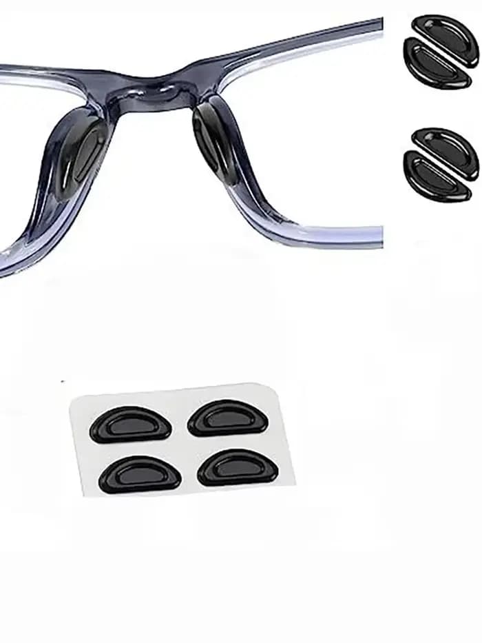5 paires de coussinets de nez antidérapants pour lunettes, coussinets de nez adhésifs en silicone so