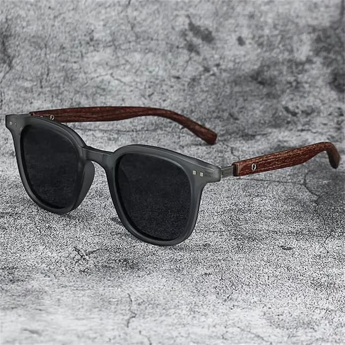 Lunettes de soleil polarisées en bois Mars pour hommes et femmes, lunettes de soleil de luxe, montur