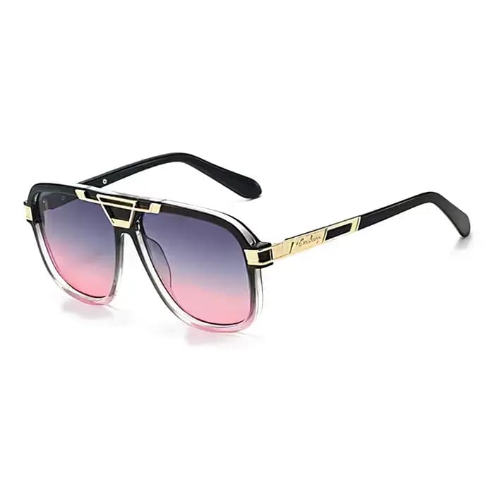Lunettes de soleil à grande monture pour femmes, verres de couleur dégradée, accessoires tendance, S