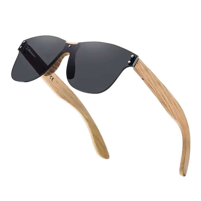 Lunettes de soleil rétro en chêne écologiques GM UV400, lunettes en bois pour hommes et femmes, mode