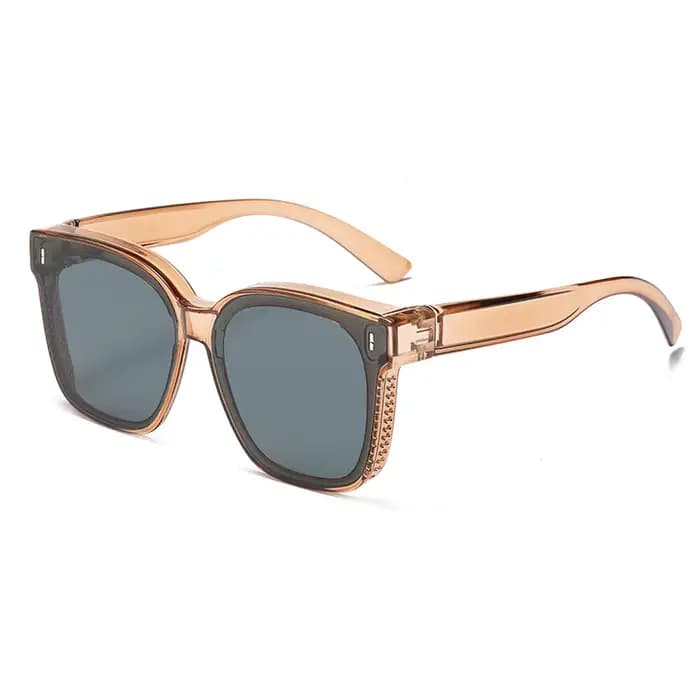 Lunettes de soleil carrées polarisées pour hommes et femmes, lunettes portables, lunettes de conduit