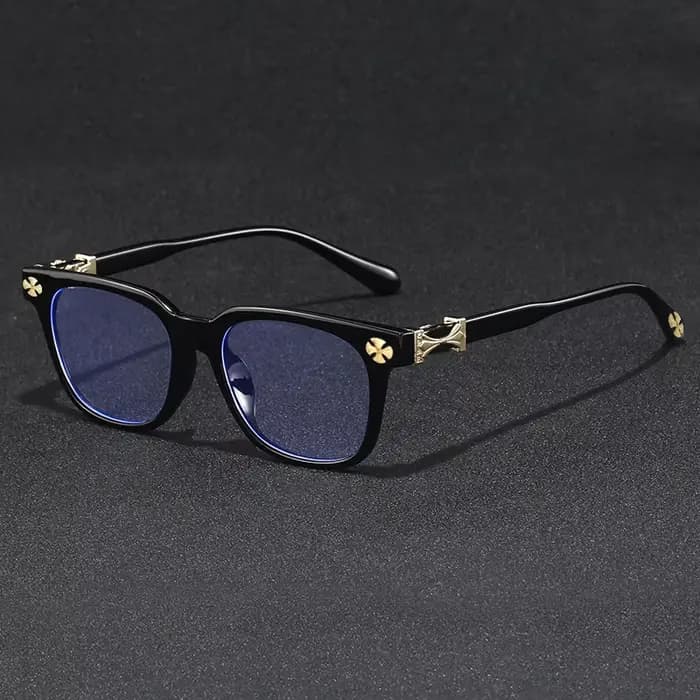 Nouvelles lunettes anti-lumière bleue pour femmes 2026, monture surdimensionnée avec strass, protect