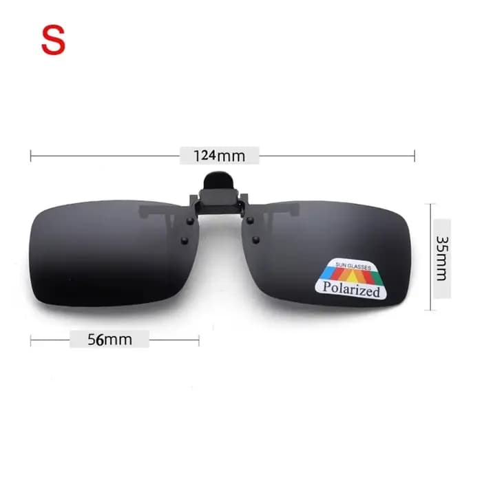 Lunettes de soleil polarisées à lentilles grises, 4 couleurs, Clip rabattable UV 380, pour la condui