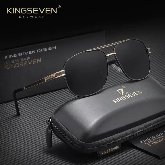 KINGSEVEN Lunettes de soleil polarisées pour hommes et femmes, protection UV400, lunettes de conduit