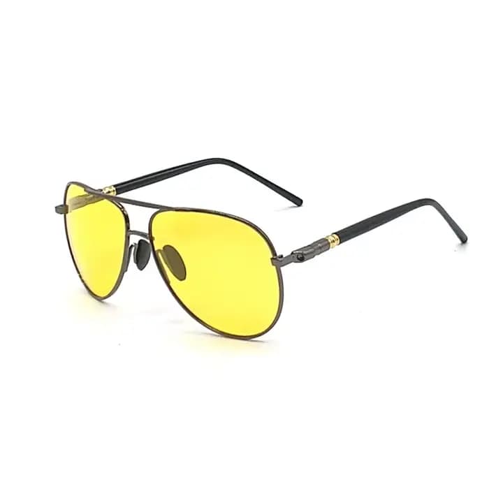 Lunettes De soleil Polaroid jaunes pour hommes, polarisées pour la conduite De nuit dans la nuit, ch