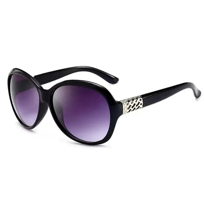 Lunettes de soleil ovales surdimensionnées vintage pour femme, monture large rétro, verres dégradés,