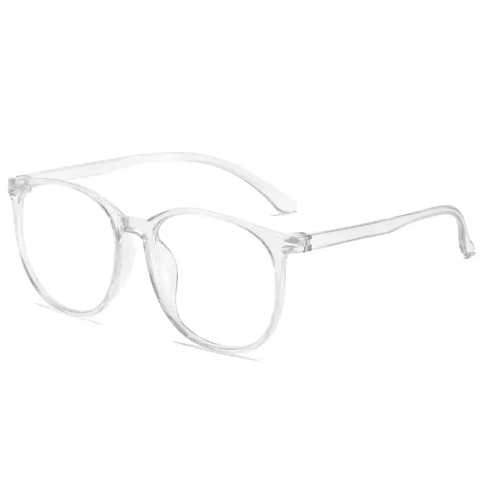 Lunettes d'ordinateur transparentes à grande monture pour femmes, rondes, Anti-lumière bleue, optiqu