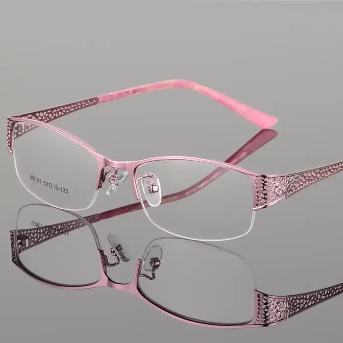 BCLEAR – monture de lunettes pour femmes, élégante, demi-monture, Prescription optique
