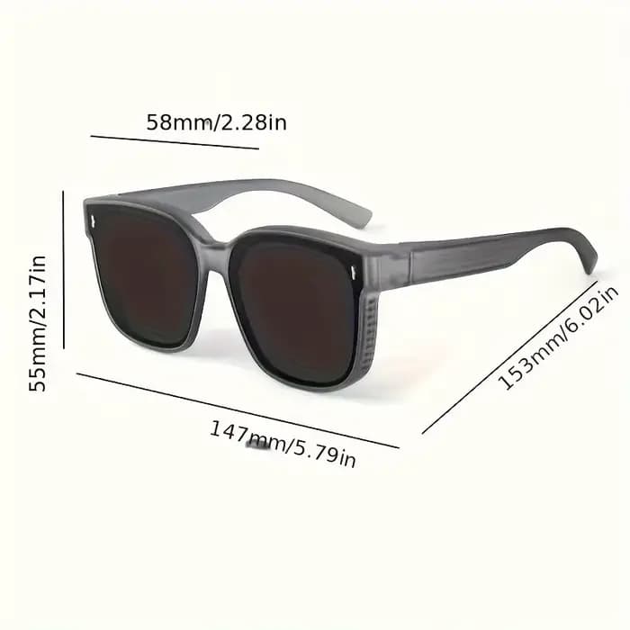 Lunettes polarisées antireflet pour hommes et femmes, adaptées à la mode sur les lunettes pour la co