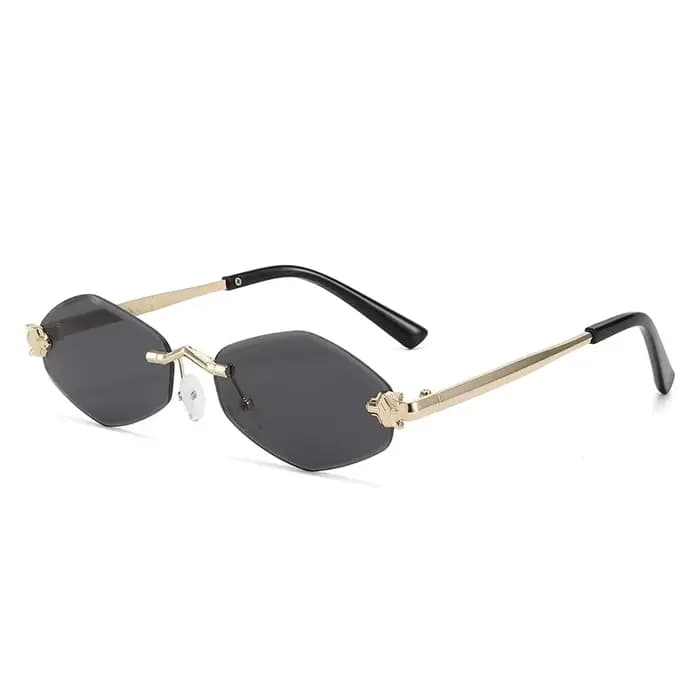 2026 mode petites lunettes de soleil irrégulières femmes rétro marque Design métal haute qualité cad