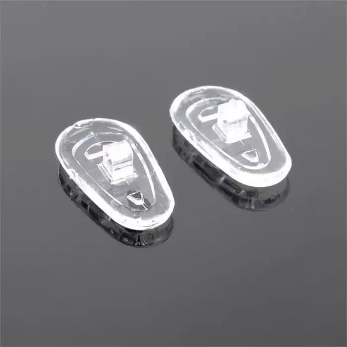 10/20/50 paires/ensemble plaquettes nasales en Silicone pour lunettes plaquettes nasales souples lun