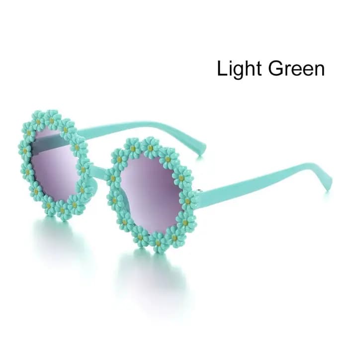 Nouvelles Lunettes de Soleil Rondes à Motif Marguerite pour Fête Disco, Mignonnes et Tendres, Idéale