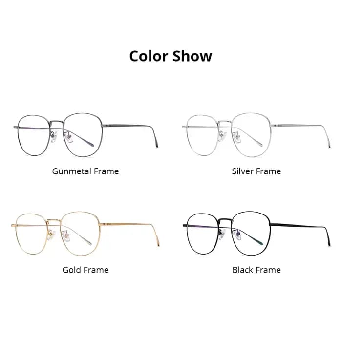 NIANZHEN alliage de titane lunettes cadre hommes rond marque Design lunettes femmes ultraléger rétro