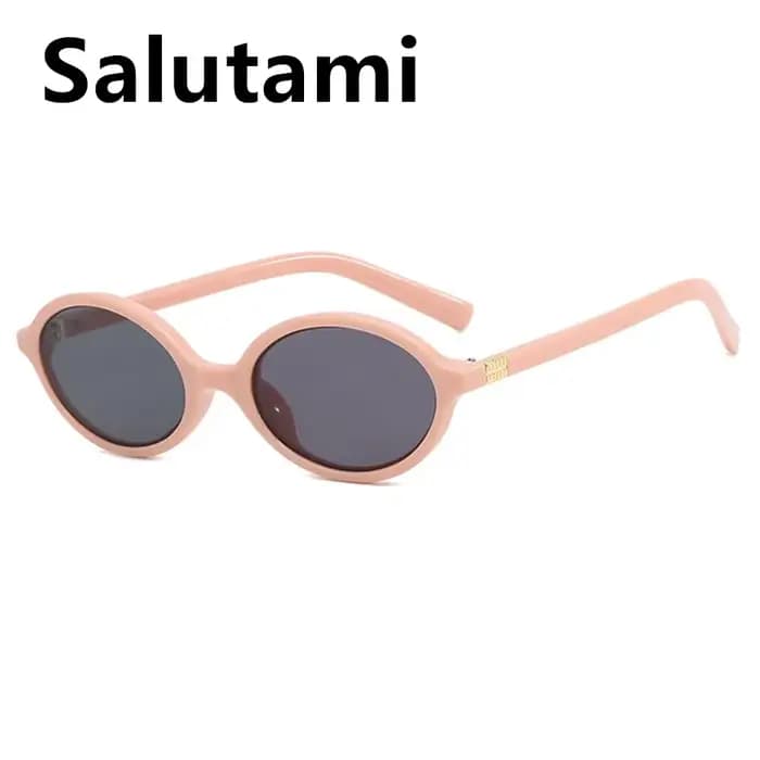Lunettes de soleil Vintage ovales léopard noir pour femmes, nouvelle marque de mode dégradée élégant