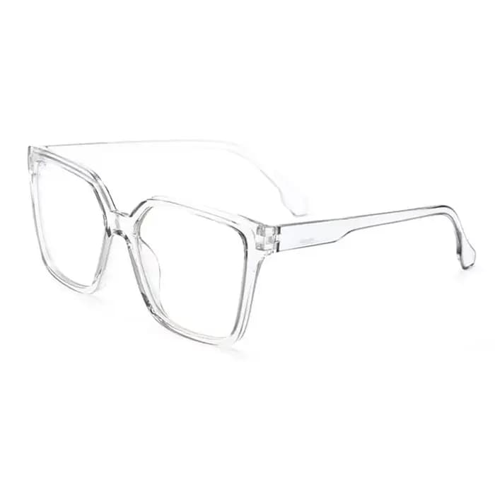 Lunettes à monture carrée classique pour femmes, 1 pièce, avec verres transparents, accessoire éléga