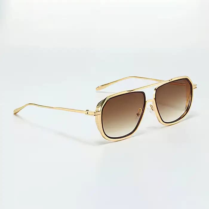 Lunettes de soleil carrées plein cadre pour femmes, lunettes à la mode avec charnières en métal, ver