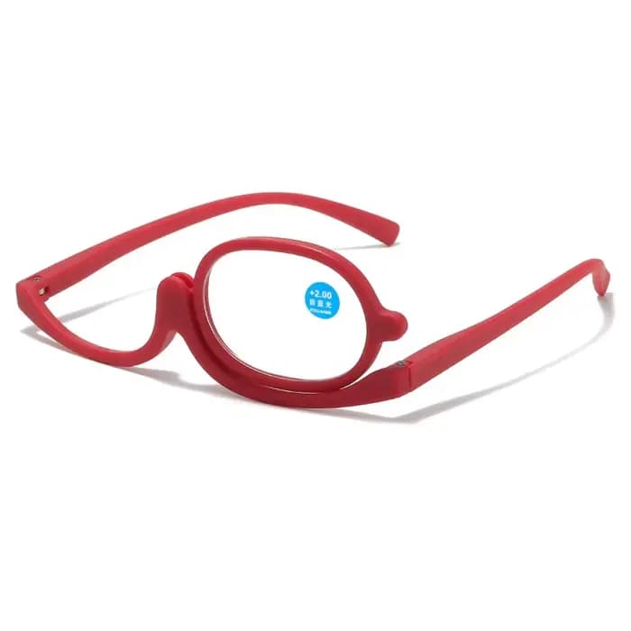 Lunettes grossissantes rotatives pour le maquillage, lunettes de lecture anti-lumière bleue, lunette