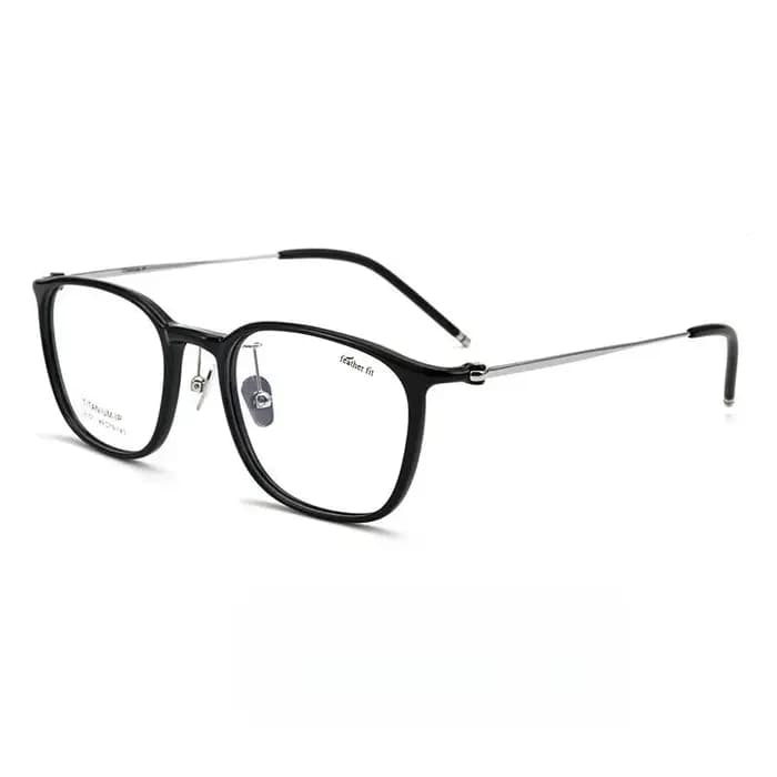 FIRADA mode lunettes confortables Vintage carré titane lunettes Ultra léger Prescription lunettes ca