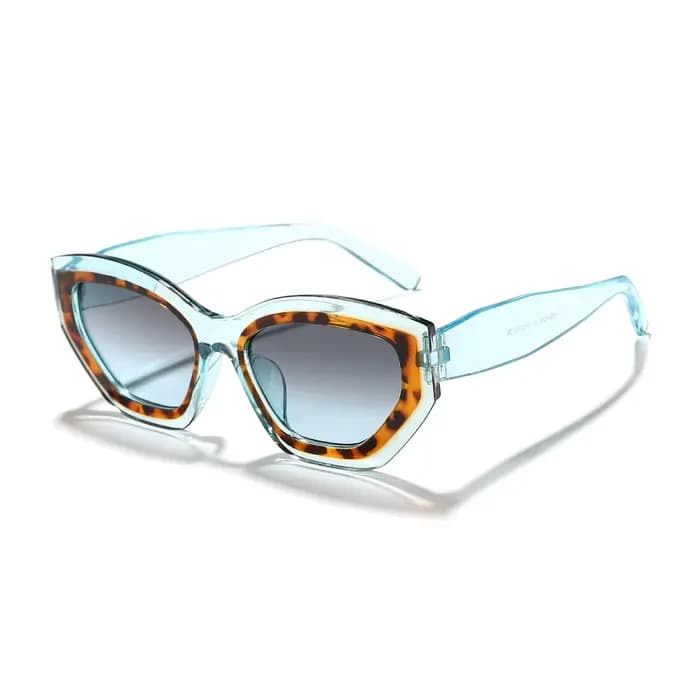 Lunettes de soleil œil de chat pour femmes, nouvelle mode, lunettes de soleil rondes à imprimé léopa