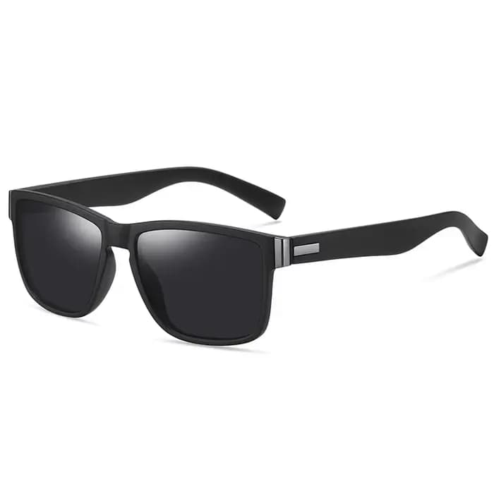 Lunettes de soleil carrées polarisées pour hommes, lentille de vision nocturne extérieure, lunettes