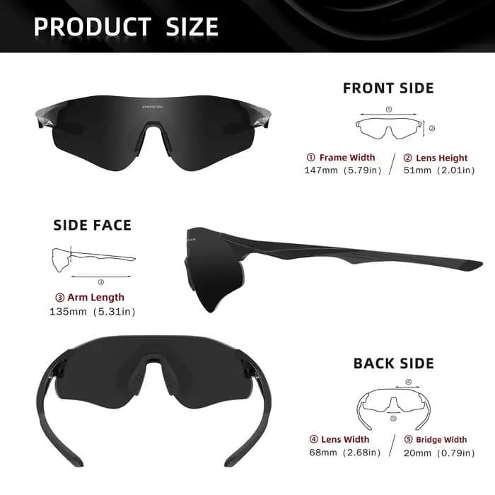 KINGSEVEN 2025 lunettes de soleil de cyclisme hommes sport femmes vtt lunettes de vélo UV400 pêche P