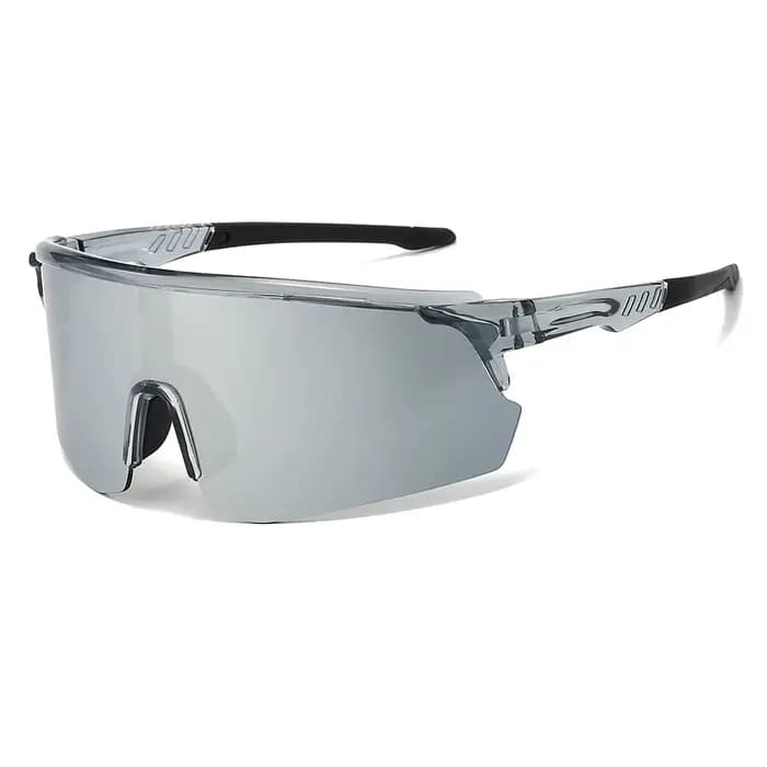 Lunettes de soleil de sport surdimensionnées pour hommes, lunettes de cyclisme, miroir, pour l'extér