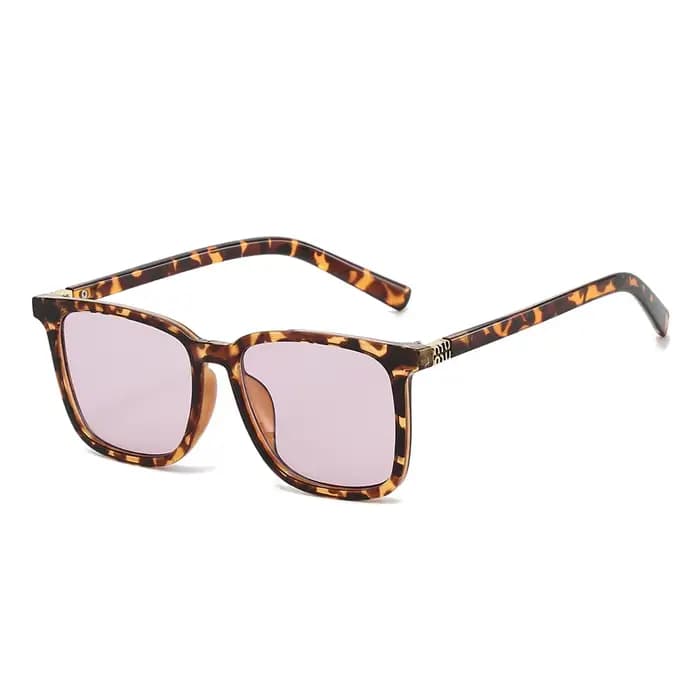 Nouvelles lunettes de soleil carrées à grande monture de Style coréen pour hommes et femmes, lunette