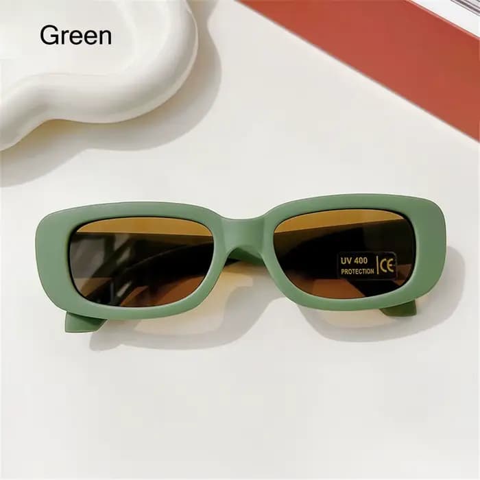 Lunettes de soleil rectangulaires UV400 pour enfants, petites montures carrées pour garçons et fille