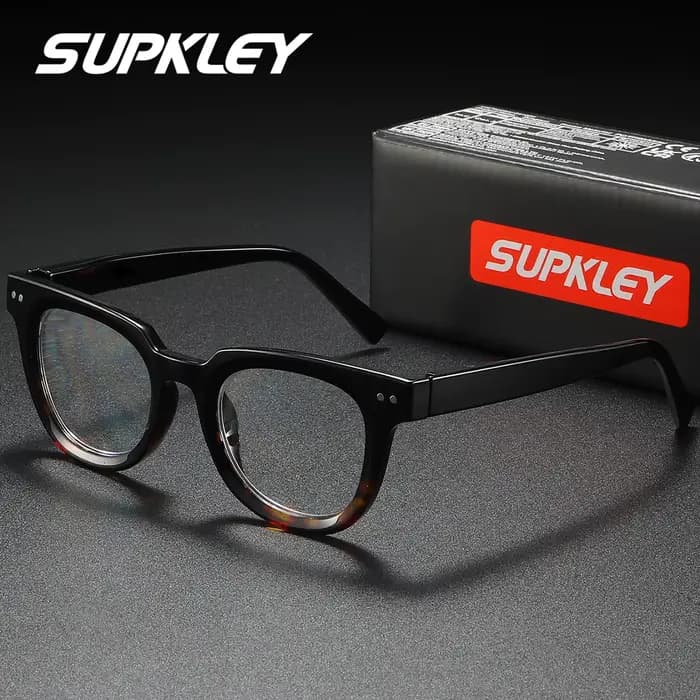 SUPKLEY Lunettes de lecture unisexes de haute qualité avec montures ovales pour la lecture, l'écritu