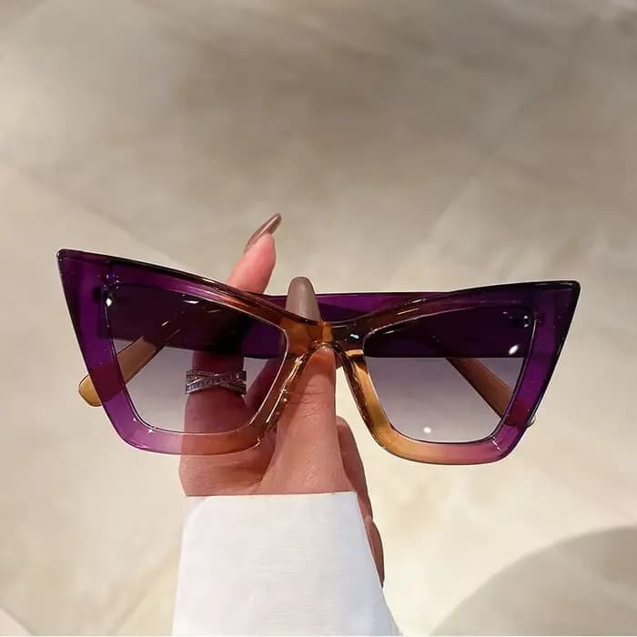 2025New lunettes De soleil mode œil De chat femme Vintage marque De luxe lunettes De soleil De créat