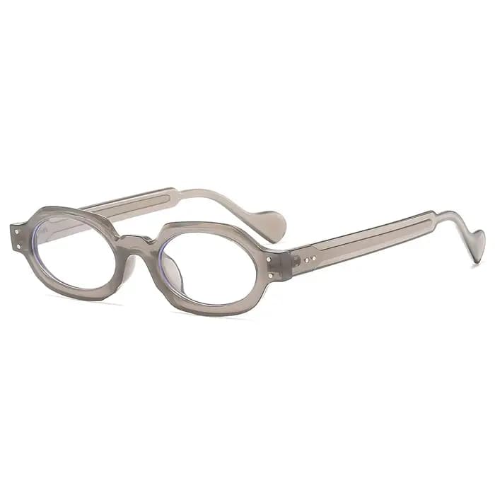 Monture de lunettes ovales à petite monture à la mode de Style coréen pour hommes et femmes, polyval