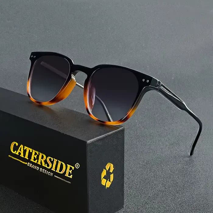 CATERSIDE lunettes de soleil rondes rétro hommes Punk marque de mode Design lunettes de soleil femme