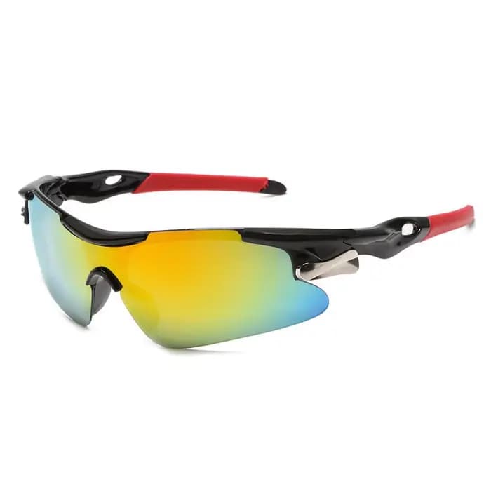 Lunettes de soleil de vélo multicolores coupe-vent, lunettes de vélo de plein air, lunettes de solei