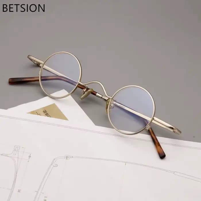 BETSION Super petit 34mm montures de lunettes rondes femmes hommes lunettes de lecture lunettes opti