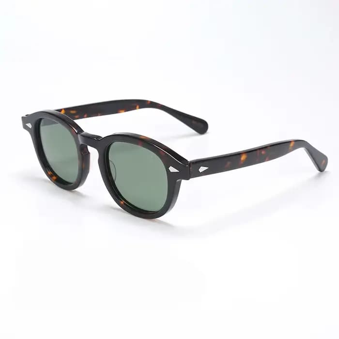 Lunettes de soleil polarisées pour hommes et femmes, style Johnny Depp Lemtosh, monture vintage en a