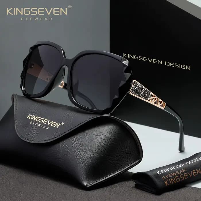 KINGSEVEN – lunettes de soleil tendance pour femmes, style papillon, pour la conduite en extérieur,