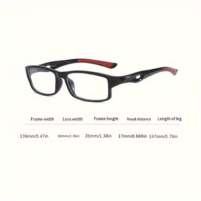 Lunettes de lecture rectangulaires sans Prescription, Style Sport, Anti-lumière bleue, à jante compl
