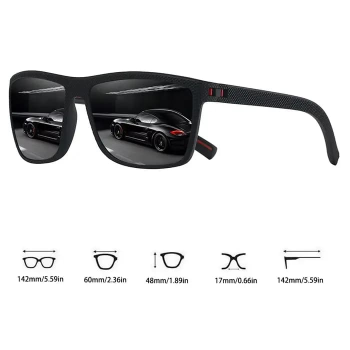 24 pièces Lunettes de soleil carrées tendance pour hommes et femmes, lunettes de soleil de marque de