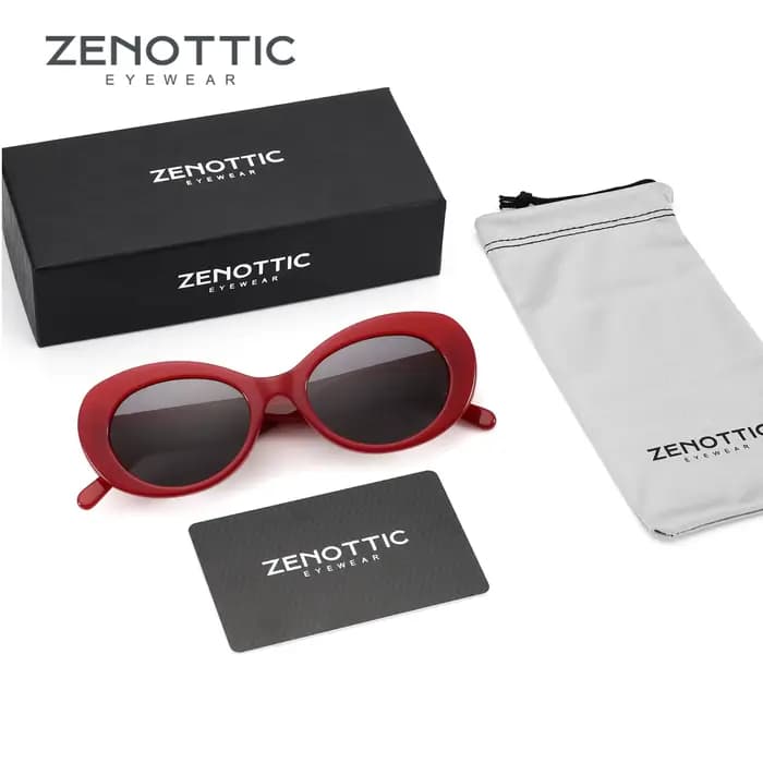 ZENOTTIC-Lunettes de soleil polarisées en acétate faites à la main pour femmes, monture optique, lun