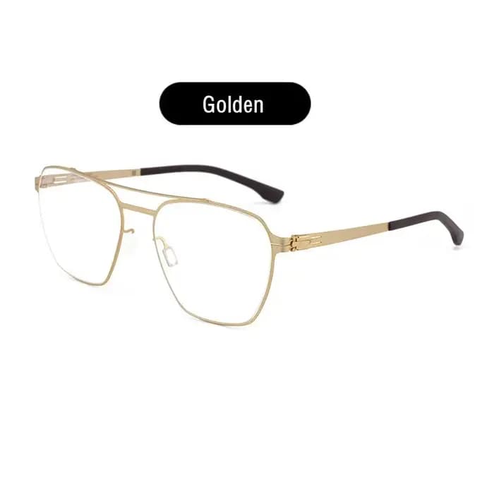 Lunettes optiques en acier inoxydable pour hommes et femmes, Design de marque allemande Berlin, mont