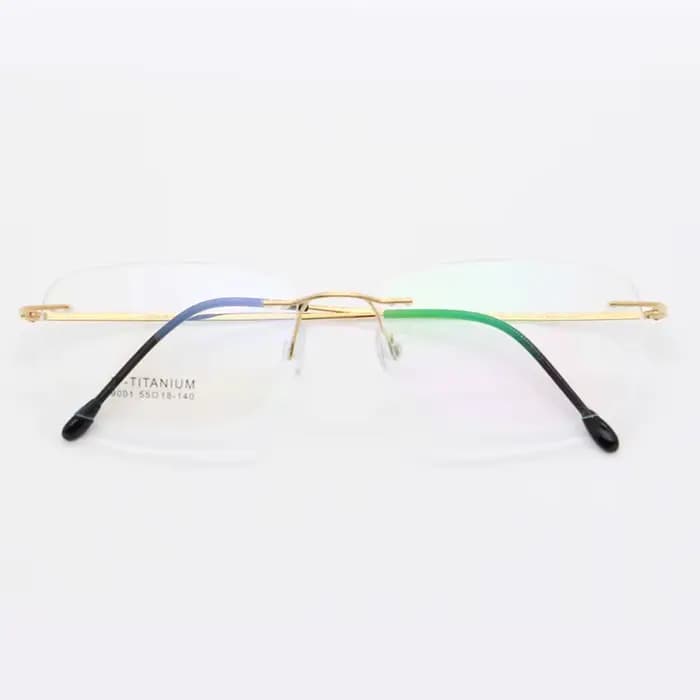 BCLEAR – lunettes de haute qualité en titane pur Ultra léger unisexe, monture optique sans monture,