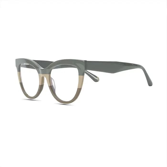 Lunettes optiques œil de chat en écaille de tortue vintage pour femmes fabriquées à partir de montur