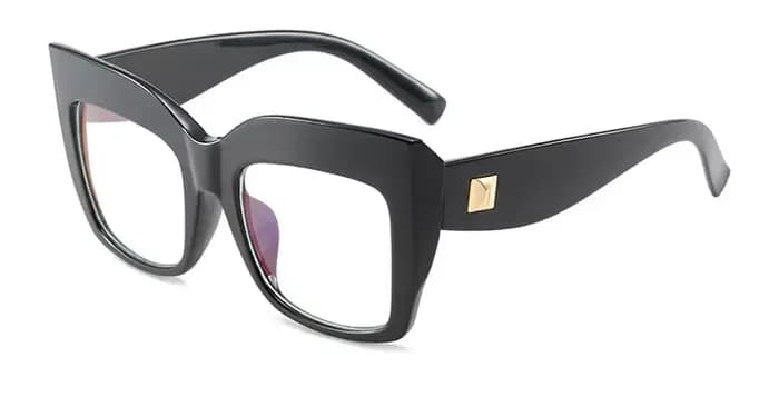 Monture de lunettes vintage carrée pour femmes, lunettes d'ordinateur transparentes, marque de luxe,