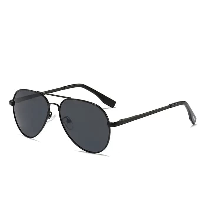 Lunettes de soleil polarisées à lentille colorée pour myopie, pour enfants, en métal, Anti-éblouisse