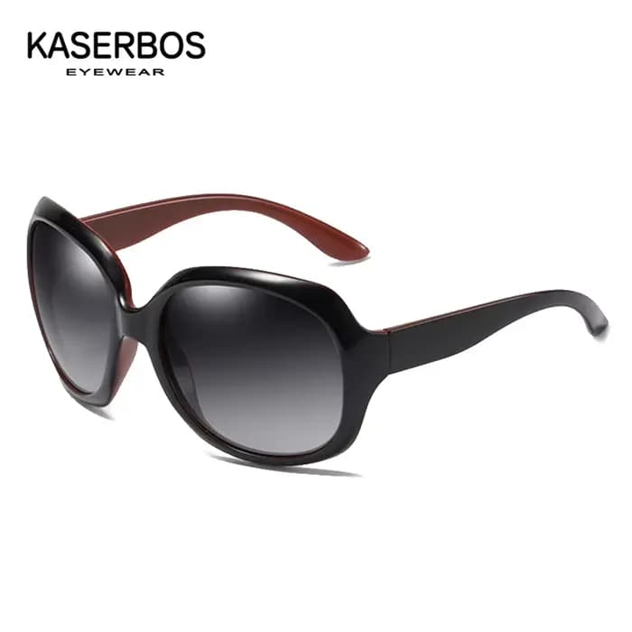 Lunettes de soleil polarisées pour femmes, surdimensionnées, à la mode, protection UV400, sport à la