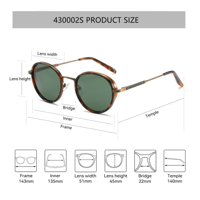 ZENOTTIC 2026/2025 Lunettes de soleil steampunk rondes/carrées polarisées pour femmes et hommes, sty