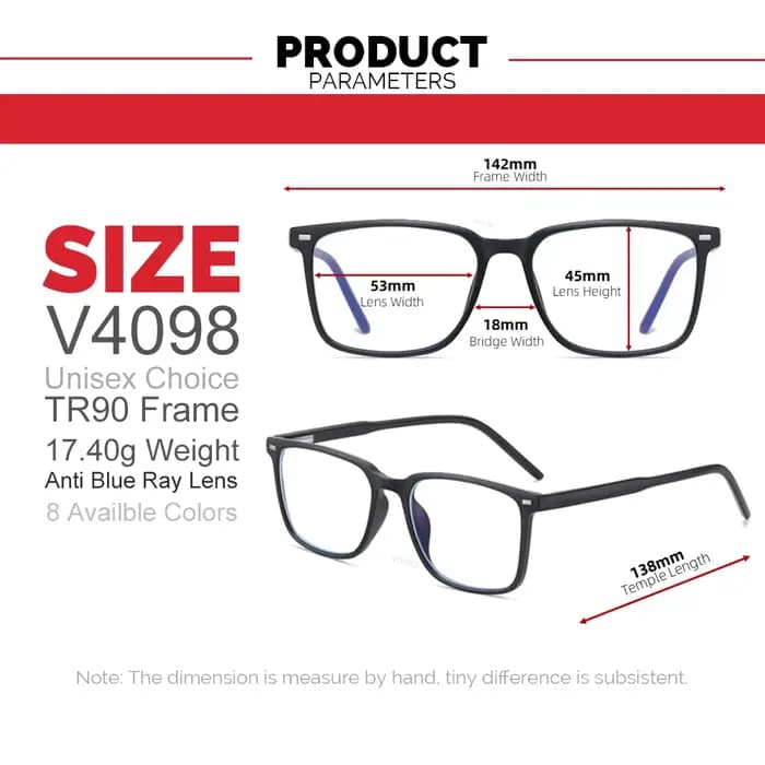 VIVIBEE – lunettes carrées classiques pour hommes, bloquant la lumière bleue, pour jeux sur écran, T